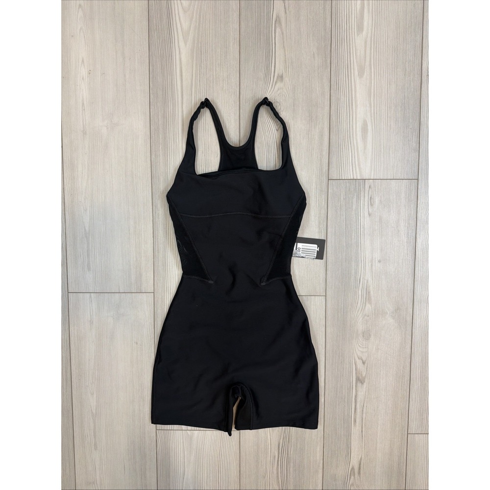 NWT Peloton X Robin Arzon XS Black Endurance Light Square Neck Catsuit